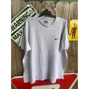 Vintage Y2K Distressed  Nike Embroidery  Swoosh Tshirt Size XL